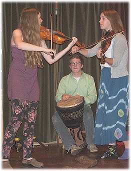 Barefoot Girls & Friend.